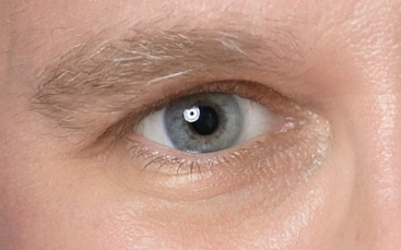 Foto vom Auge von Reiner Müller - Experte für Ängste, Phobien und Panikattacken. Foto: (c) Karsten Quaschinsky und Gerhard Zöth