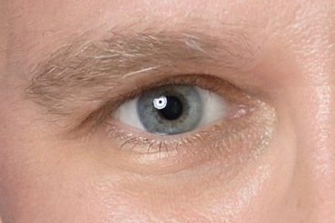 Foto vom Auge von Reiner Müller - Experte für Ängste, Phobien und Panikattacken. Foto: (c) Karsten Quaschinsky und Gerhard Zöth